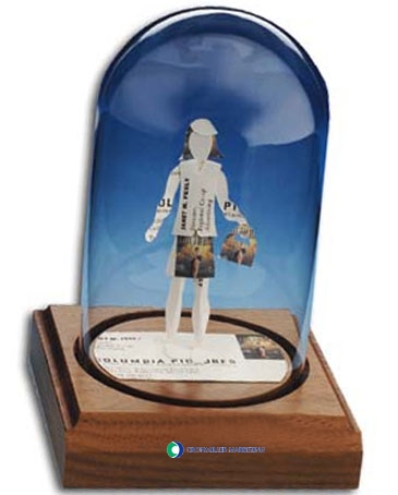 Business Card Sculpture - Saleswoman