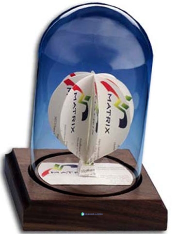 Business Card Sculpture - Hot Air Balloon