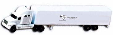 All Die Cast Conventional Sleeper with Die Cast Trailer