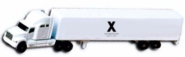 All Die Cast Conventional Sleeper with Die Cast Trailer
