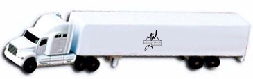 All Die Cast Conventional Sleeper with Die Cast Trailer
