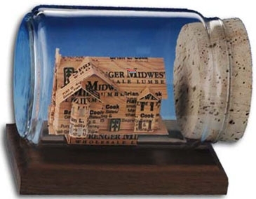 Business Card Sculpture - House