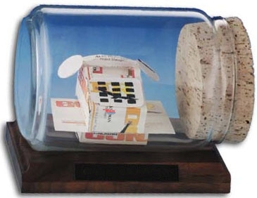 Business Card Sculpture - Telephone