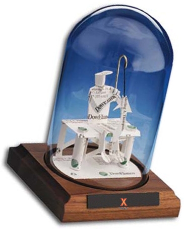 Business Card Sculpture - Fisherman on a Dock