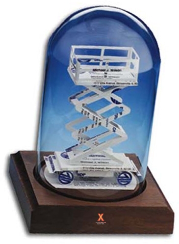 Business Card Sculpture - Scissors Lift