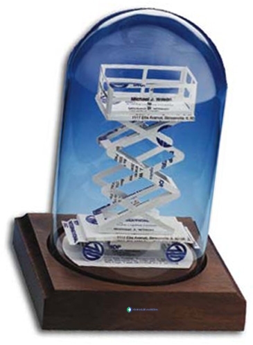 Business Card Sculpture - Scissors Lift