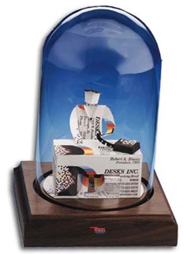 Business Card Sculpture - Behind a Desk