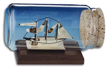 Business Card Sculpture - Clipper Ship
