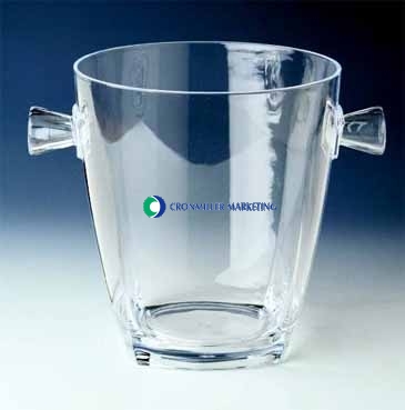 Crystal Replica Clear Acrylic Wine Cooler