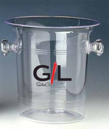 Clear Acrylic Vino Bottle Cooler
