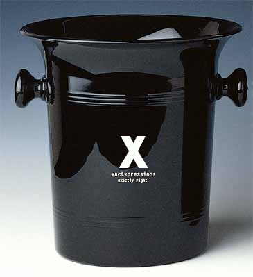 Black Acrylic Vino Bottle Cooler