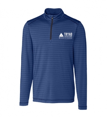 Big & Tall Holman Stripe Half Zip