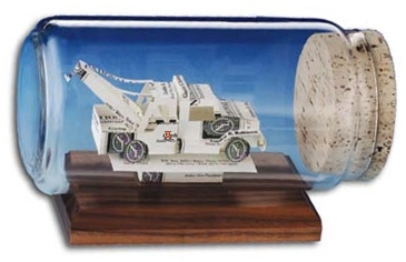 Business Card Sculpture - Tow Truck