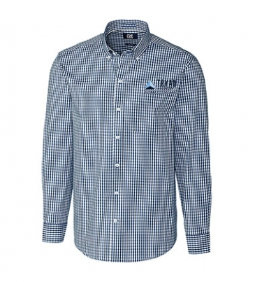 Easy Care Stretch Gingham Mens Big and Tall Long Sleeve Dress Shi