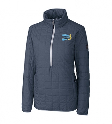 PrimaLoft® Womens Eco Insulated Rainier Half Zip Popover Quilted