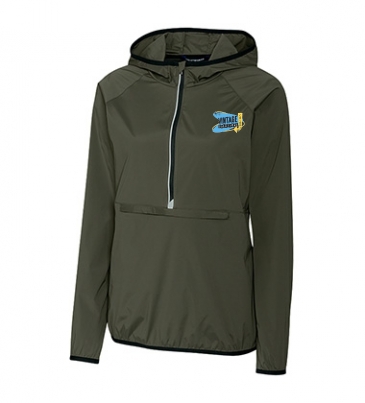 Womens Breaker Hooded Half-Zip
