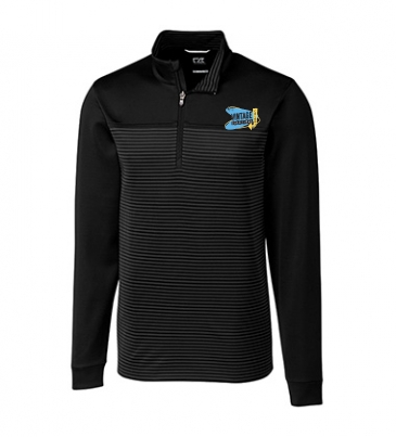 Traverse Stripe Stretch Quarter Zip Mens Pullover