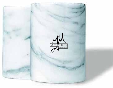 White Marble Wine Cooler