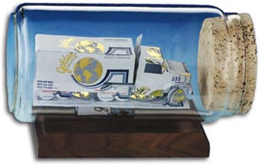 Business Card Sculpture - Moving Van