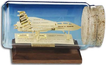 Business Card Sculpture - Jet Fighter