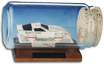 Business Card Sculpture - Race Car
