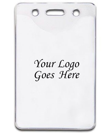 2-1/2" X 4" Vinyl Badge Pouch