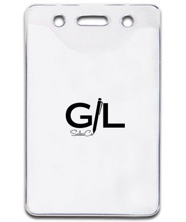 2-1/2" X 4" Vinyl Badge Pouch