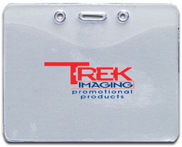 3-3/4" X 3" Vinyl Badge Pouch