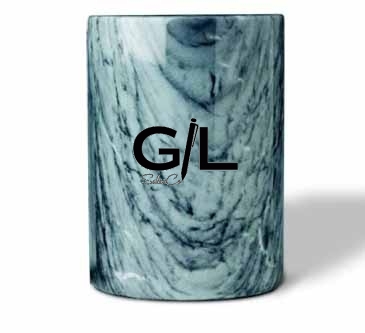 Gray Marble Champagne Cooler