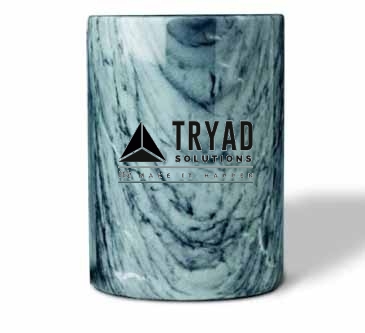 Gray Marble Champagne Cooler