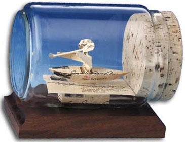 Business Card Sculpture - Kayak