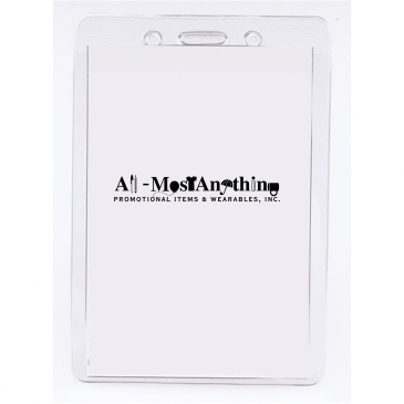 3-1/4" X 4-3/4 Vinyl Badge Pouch