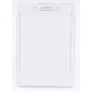 3-1/4" X 4-3/4 Vinyl Badge Pouch