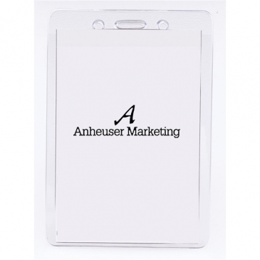3-1/4" X 4-3/4 Vinyl Badge Pouch