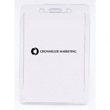 3-1/4" X 4-3/4 Vinyl Badge Pouch