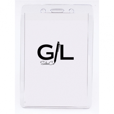 3-1/4" X 4-3/4 Vinyl Badge Pouch