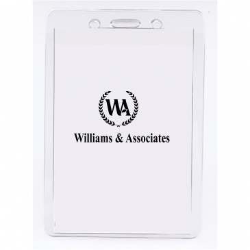 3-1/4" X 4-3/4 Vinyl Badge Pouch