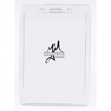 3-1/4" X 4-3/4 Vinyl Badge Pouch