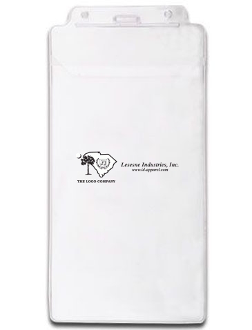 4-1/2" X 8" Vinyl Badge Pouch