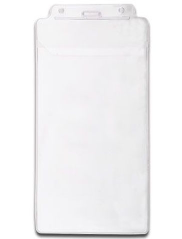 4-1/2" X 8" Vinyl Badge Pouch