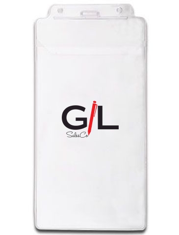 4-1/2" X 8" Vinyl Badge Pouch