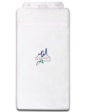 4-1/2" X 8" Vinyl Badge Pouch