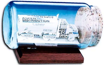 Business Card Sculpture - 18-Wheeler