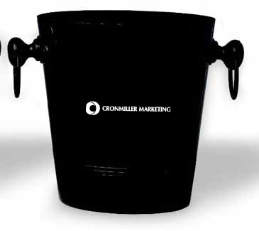 Black Enamel Aluminum Wine & Champagne Chiller