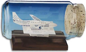 Business Card Sculpture - Jet Plane