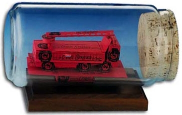Business Card Sculpture - Fire Truck