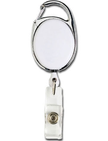 Retractable Badge Reel with Silver Sport Clip