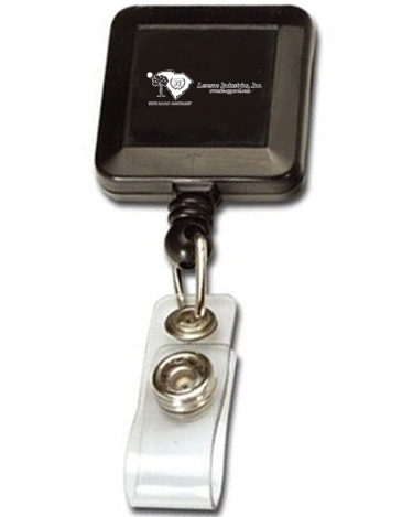 Retractable Badge Reel Square Metal