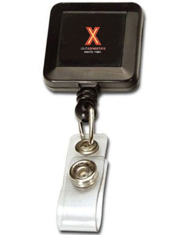 Retractable Badge Reel Square Metal