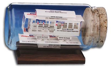 Business Card Sculpture - Trolley Car